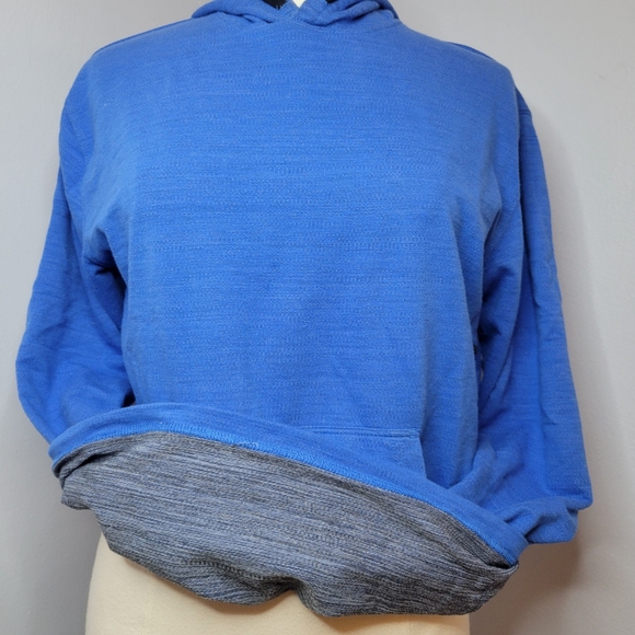 Hurley Men's Small H2O-Dri Modern Pullover Hoody Signal Blue Grey Lined Soft - Picture 9 of 14